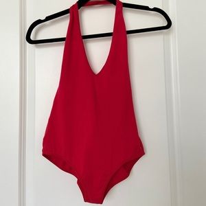 American Apparel Halter Bodysuit